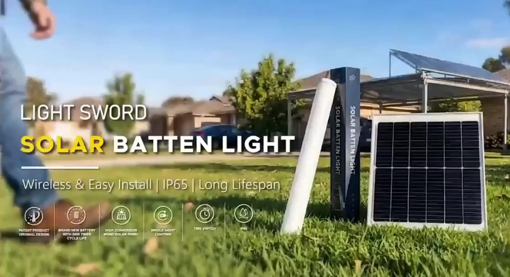 Solar LED Batten Light - 100W