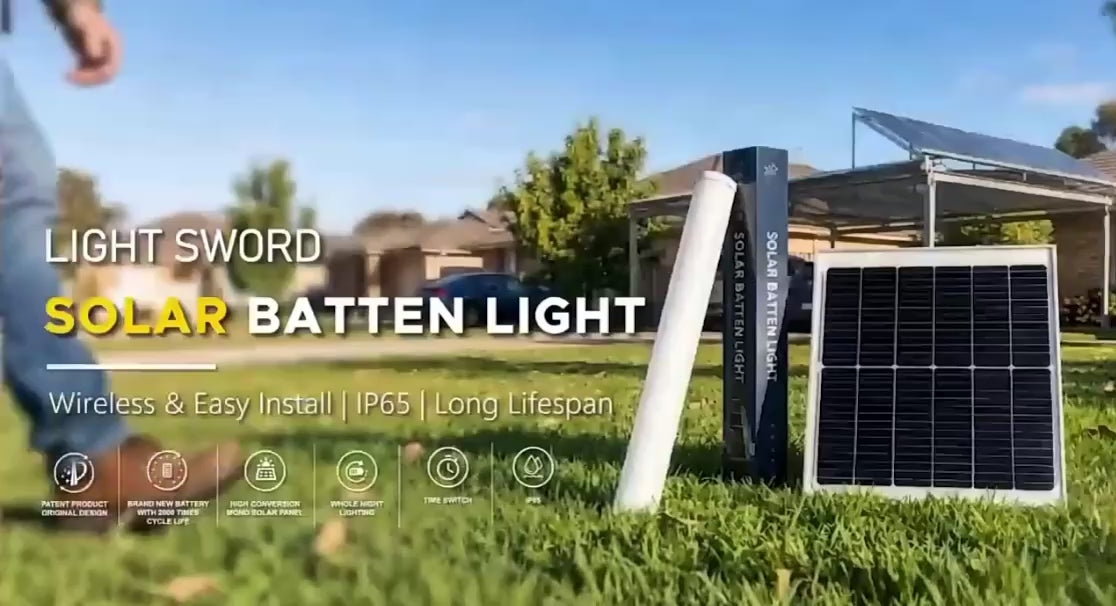 Solar LED Batten Light - 100W
